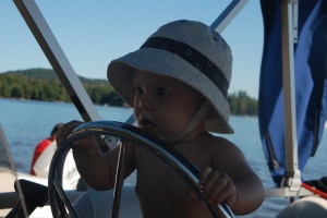 driving the boat